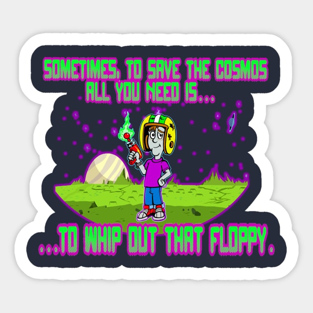 Hail to the Floppy Sticker by jackbrimstone